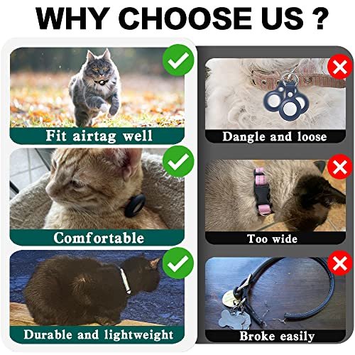 Airtag Cat Collar Breakaway: Lightweight, Reflective Pick