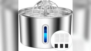 Cat Water Fountain Stainless Steel – Quiet 74oz Pet Dispenser Review