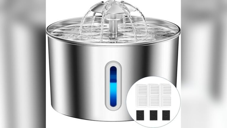 Cat Water Fountain Stainless Steel – Quiet 74oz Pet Dispenser Review